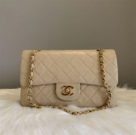 chanel classic flap 24k gold